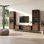 Meuble audio-vidéo Swing de 112,6 po avec finition matte