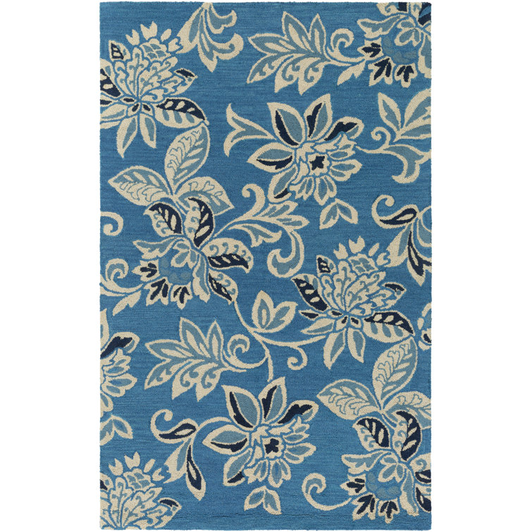 Eberhard Wool Floral Indoor Rug