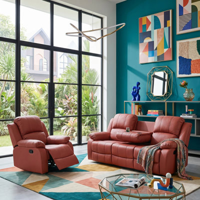 Ensemble de 2 fauteuils de salon Warmora Ginger Vegan