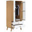 Pine Wood Wardrobe-1300464652