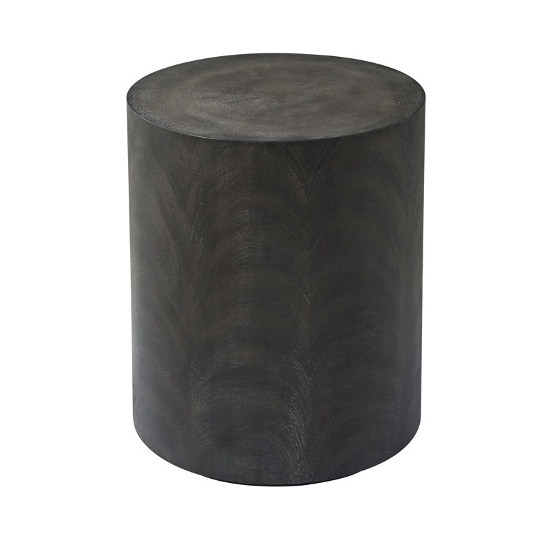 Table de bout tambour en bois massif TA Studio Accents Jayson