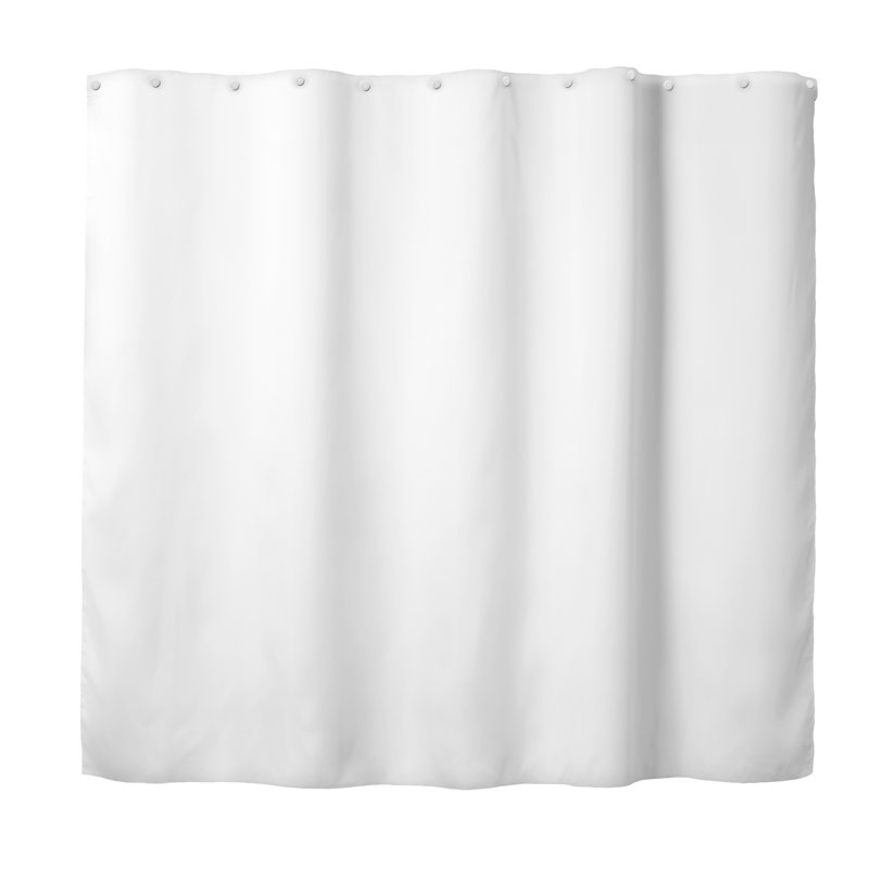 Hookless Beige PEVA Shower Curtain Liner with Sheer Window