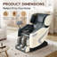 Leather Power Reclining Heated Massage Chair-1224856835