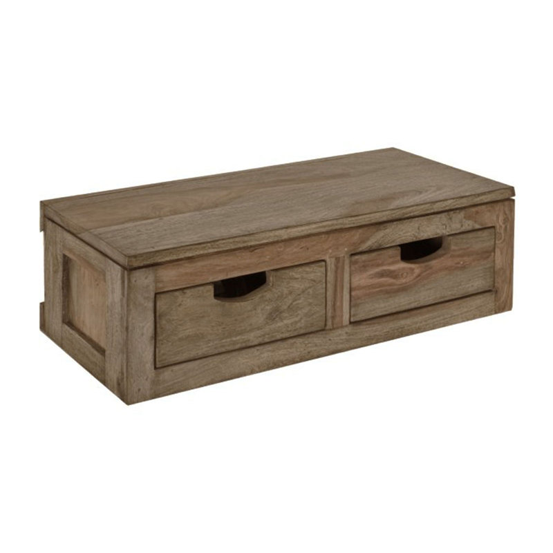 Nature Rosewood Solid Wood Floating Shelf