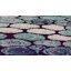 Tapis bleu Hugley-710440291