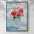 Red Geraniums Framed Print - Solid Wood-1757474998