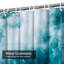 Vague sous l'eau, jet d'eau de mer, surfeur d'Hawaï, nuage de tubes bleus avec 12 crochets-887001040