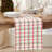 Aomame Plaid 100% Cotton Table Runner