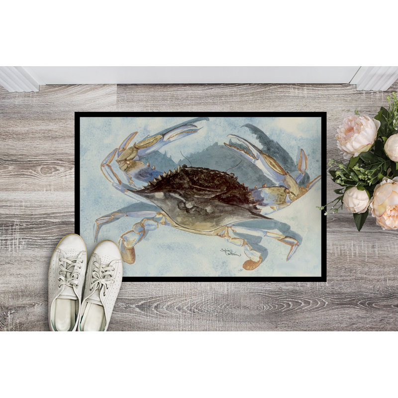 Paillasson d’intérieur antidérapant dumt Crab, Rectangle 2 pi x 3 pi