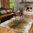 Fillender Western Decor Faux Fur Cowhide Rug,Premium Animal Skin Cow Hide Rug, Sturdy Cow Print Rugs For Home Decor-105116196