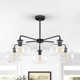 Royelle 5 - Light Sputnik Sphere Modern Glass Bubble Chandelier