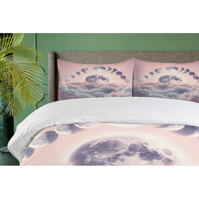 Pink Duvet Cover, King Duvet Cover + 2 Standard Shams