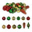 Ensemble d'ornement boule incassable 30 pièces-1641524075
