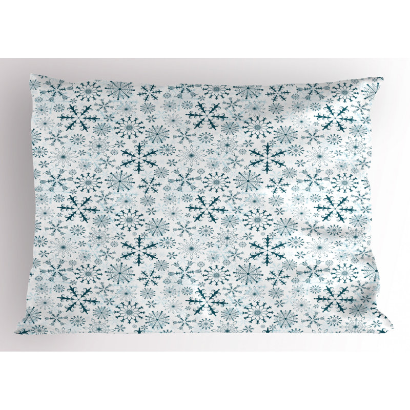 Tea Polyester Floral Sham Set, Twin