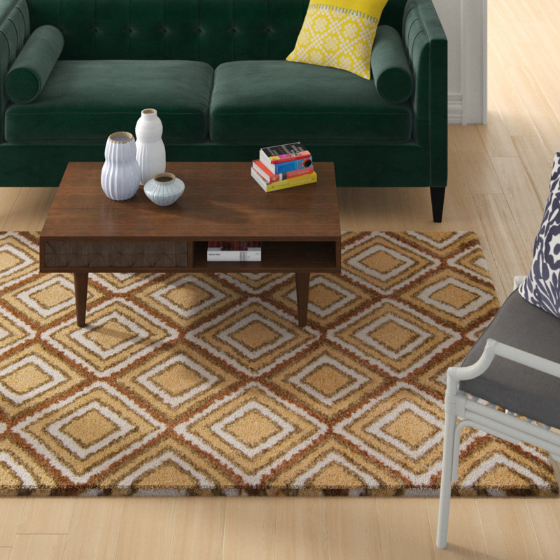 Tapis tissé à la main Armoy Authentic, Rectangle 7 pi 9 po x 10 pi 6 po