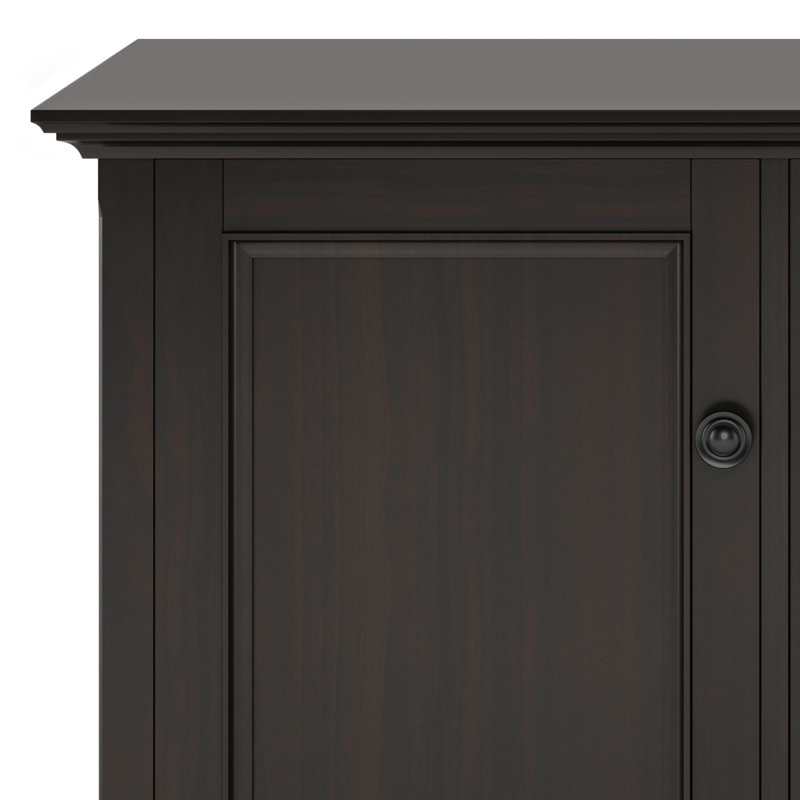 Amherst Traditional Hickory Brown Solid Wood 3-Door Storage Cabinet