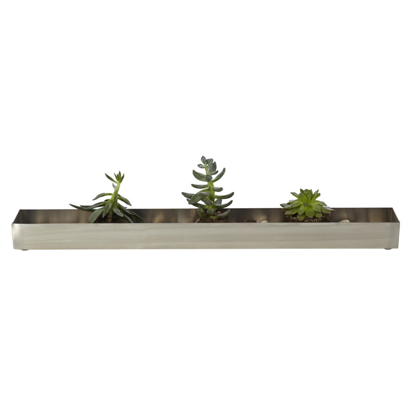 Fruit Trough, Vessel Planter Stainless Steel