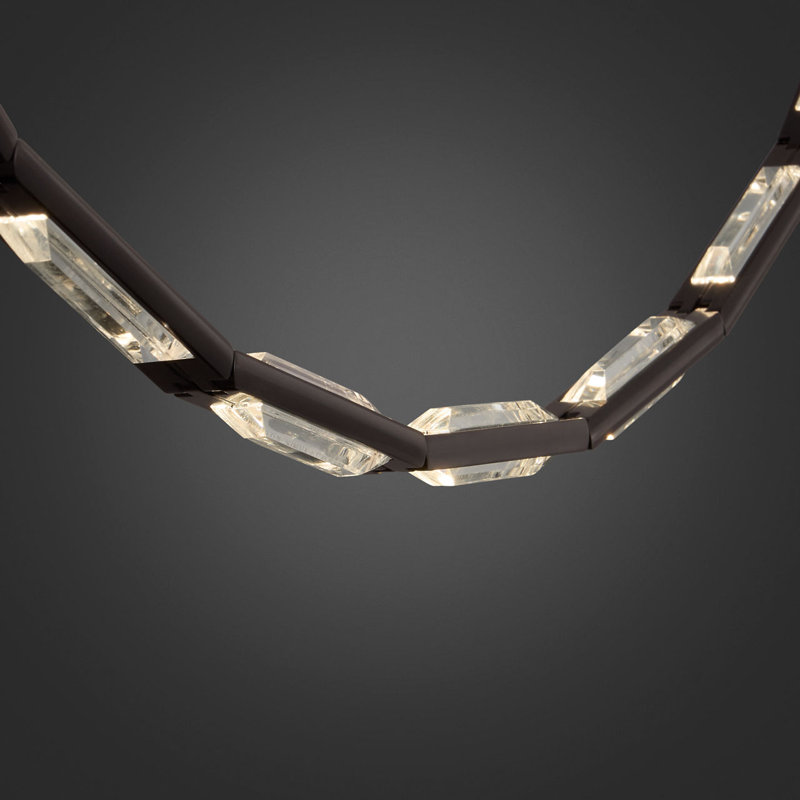 Catena 118 Chandelier, Bronze, Surface, 2700 Kelvins