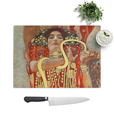 Hygeia by Gustav Klimt Chopping Board