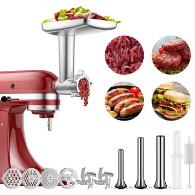 Metal Food Grinder Attachment for KitchenAid Stand Mixers Meat