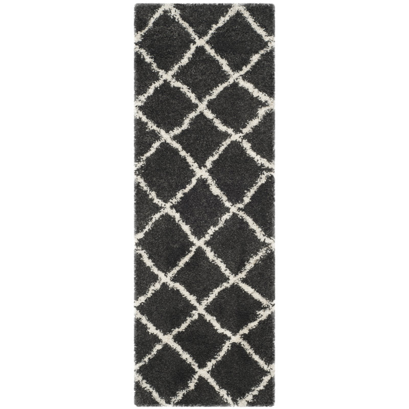Darroch Shag Performance Geometric Rug, Runner 2'3" x 11'