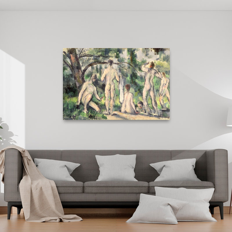 Study Of Bathers, C.1895-98 Abstract Contemporary Wall Art Print, 101.6cm H x 152.4cm W