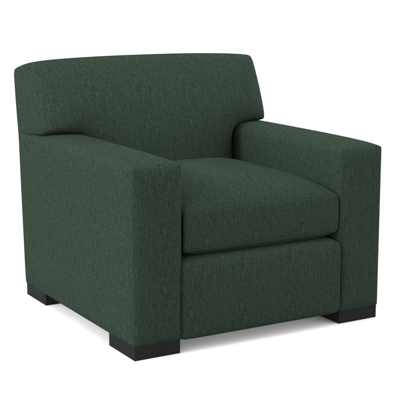 Elkins Armchair, Espresso, Elise Linen