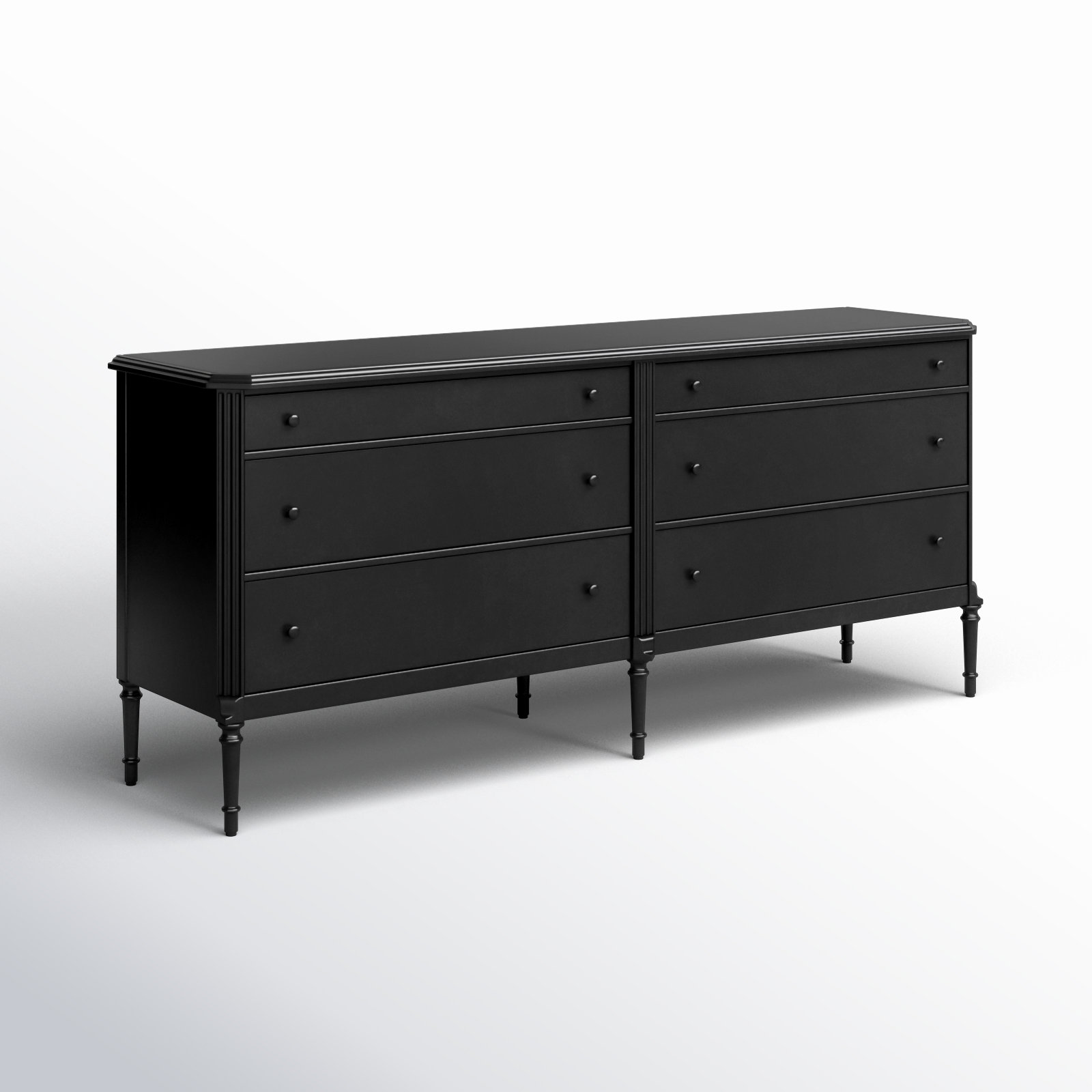 Shenandoah 6 Drawer Iron Dresser