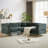 81.5-Inch Chenille Corner Sofa