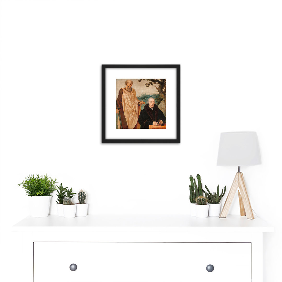 Heemskerck Left Wing Donor Matelief Dammasz St Paul by Maarten Van Heemskerck - Single Picture Frame Print