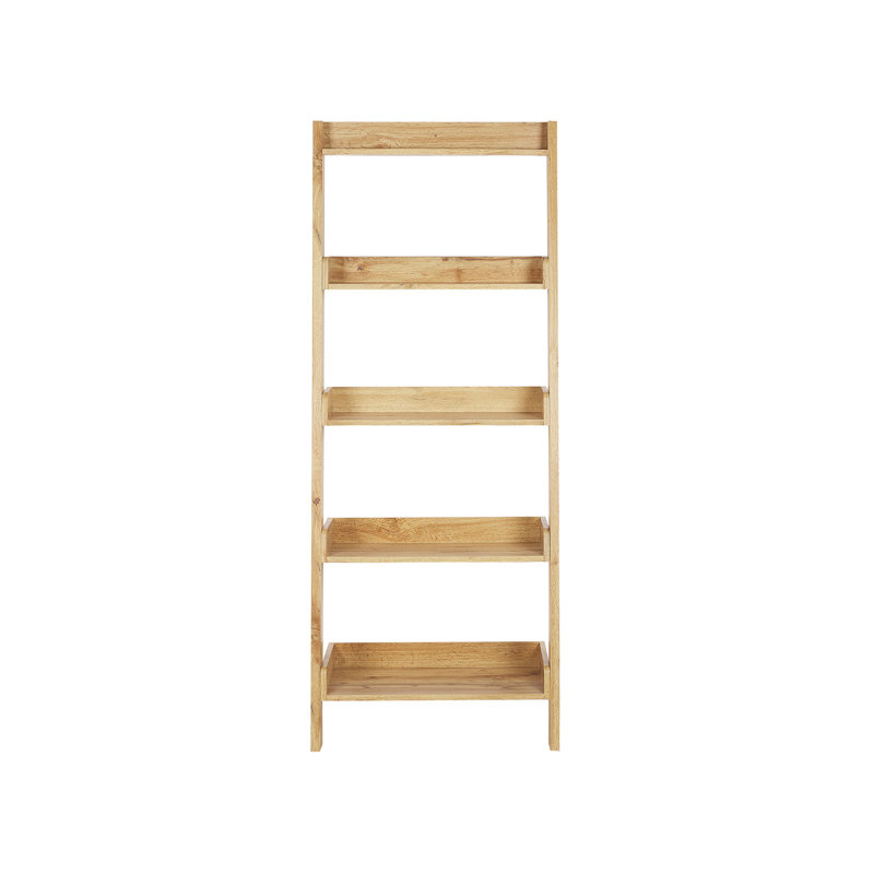 Cobden Ladder Bookcase, Light Wood, 167cm H x 65cm W x 43cm D