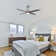 52" 4 - Blade Ceiling Fan With LED Lights And Remote Control