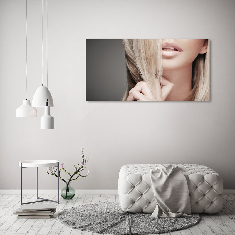 Beautiful Blonde - Wrapped Canvas Print