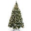 Lighted Artificial Pine Christmas Tree-388132495