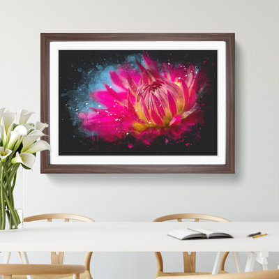 The Pink Flower - Framed Print