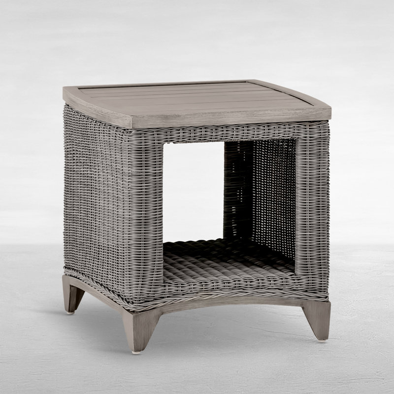 Astoria Outdoor Side Table, Oyster
