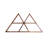 Artyom 2 Piece Triangle Mango Accent Shelf
