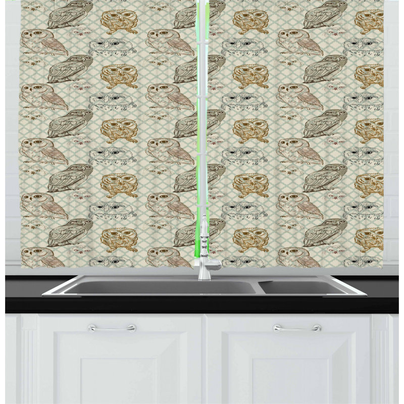 Pointed Kitchen Curtain