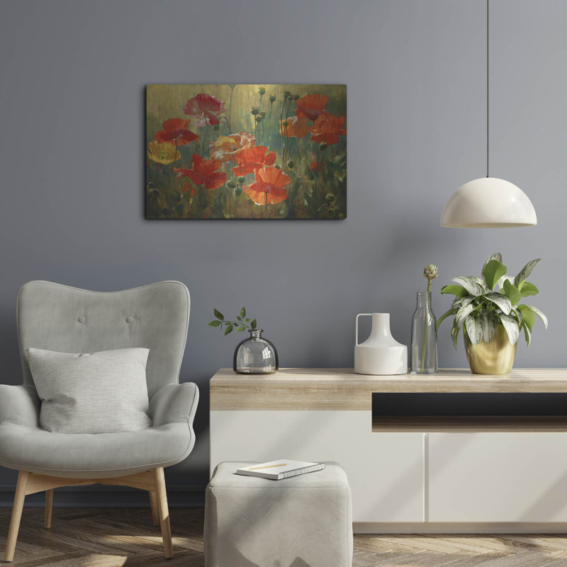 «Poppy Fields» par Emma Styles, H 12 po x l 16 po