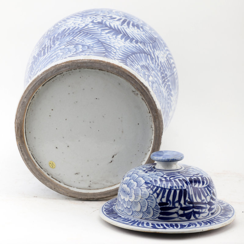 Handmade Porcelain China Ginger Jar