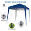 Jarrow Aluminium Pop-Up Gazebo-1991436900