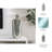 Contemporary Glam Tall Jar with Metal Orb Topper for Entryway Display - Decorative Glass Table Jar for Home Tabletop Decor - Silver-89110001
