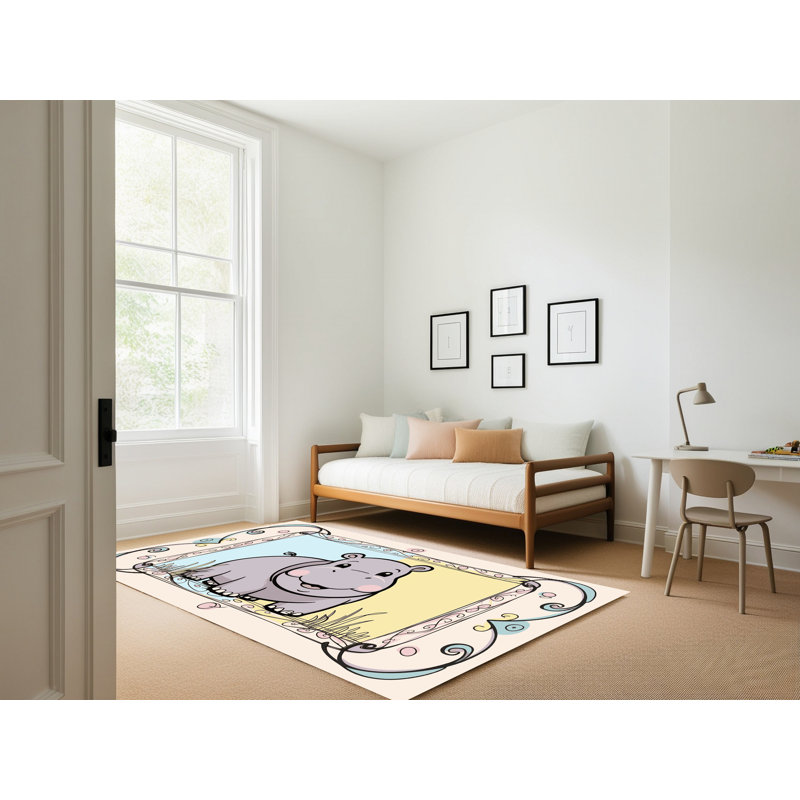 Tapis pour enfants East Urban Home, Rectangulaire 2 pi x 3 pi