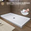 Base de bac de douche en alcôve avec drain central l 60 po x P 32 po-133866525