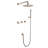 10" Wall Mounted Dual Function Shower System With Handheld Spray-121576854
