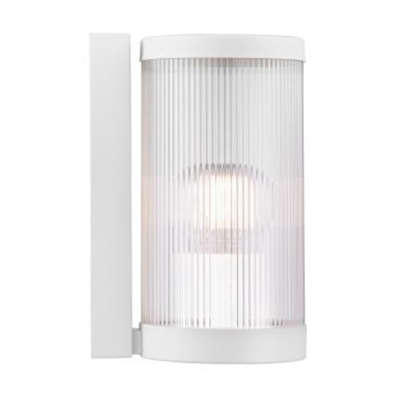 Outdoor Bulkhead Light, White