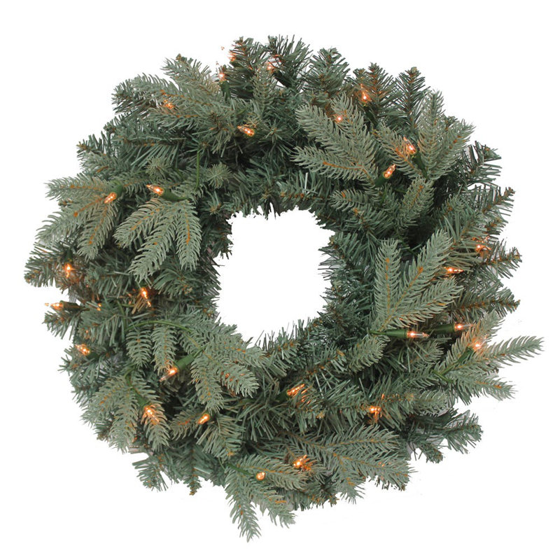 Couronne lumineuse en polychlorure de vinyle (PVC), H 24 po x l 24 po