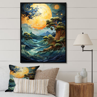 Earth Earth Blue Beauty sur impression sur toile