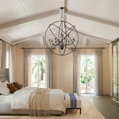 Lesperance 12 - Light Dimmable Globe Chandelier