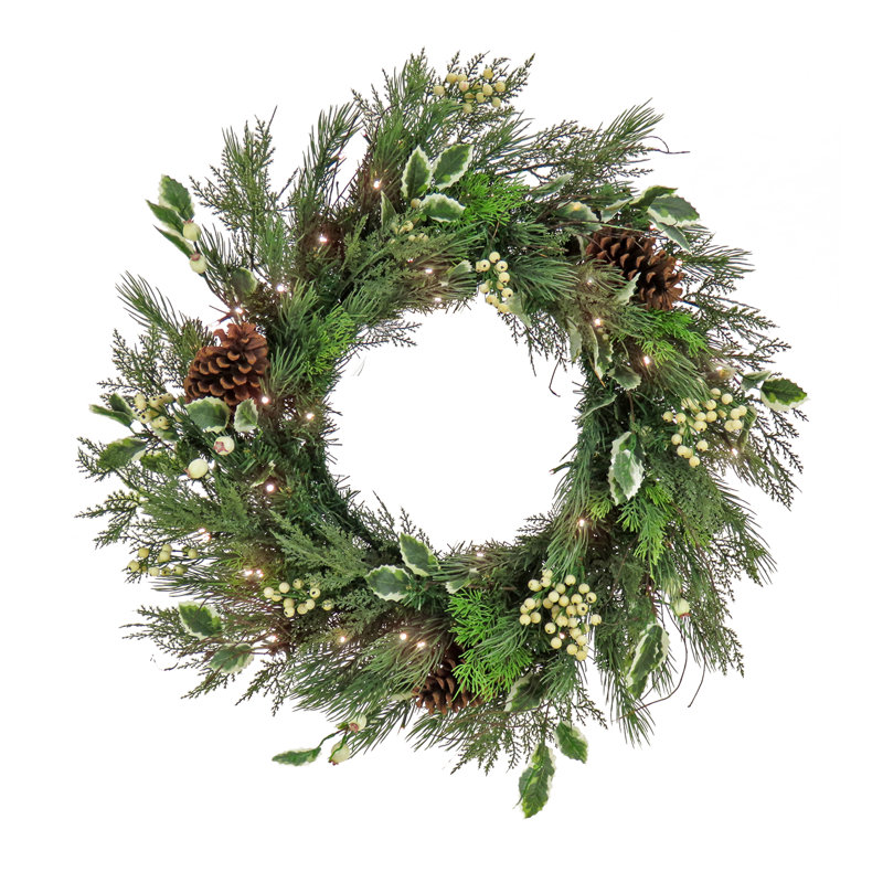 28'' Lighted Wreath